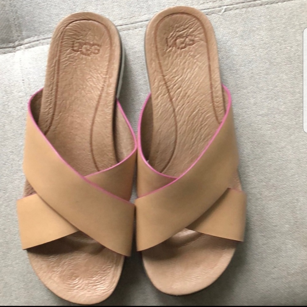 UGG leather sandals